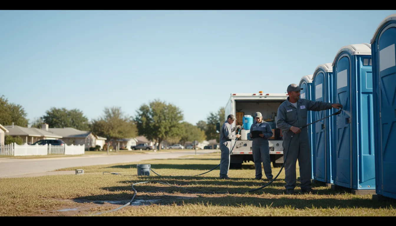 Long-Term Portable Toilet Rental in Lott, TX near me